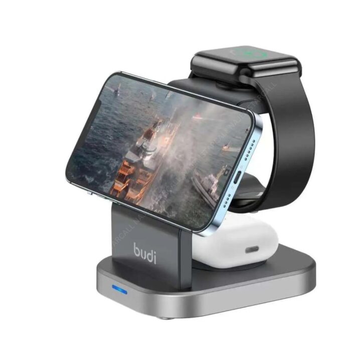 Budi 3 in 1 Magnetic Wireless Charging Stand - Image 6