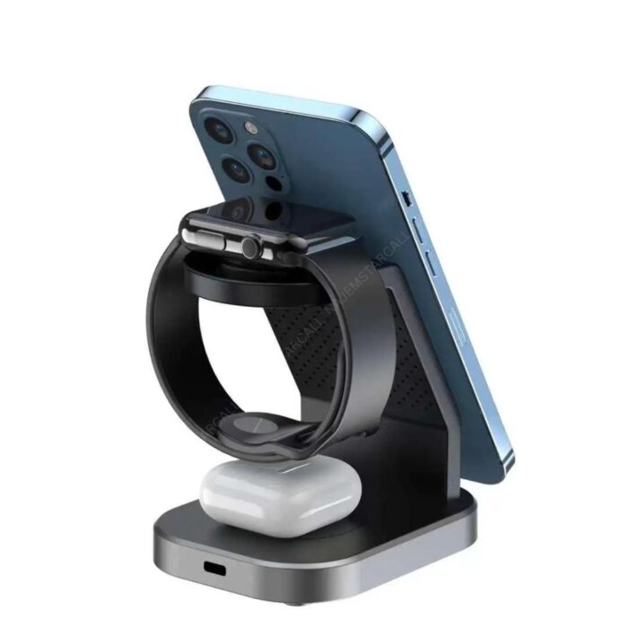 Budi 3 in 1 Magnetic Wireless Charging Stand - Image 5
