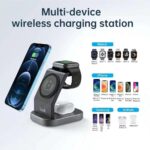 Budi 3 in 1 Magnetic Wireless Charging Stand - Image 3