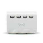 Budi 4 USB port with 3 car charger port - Image 2