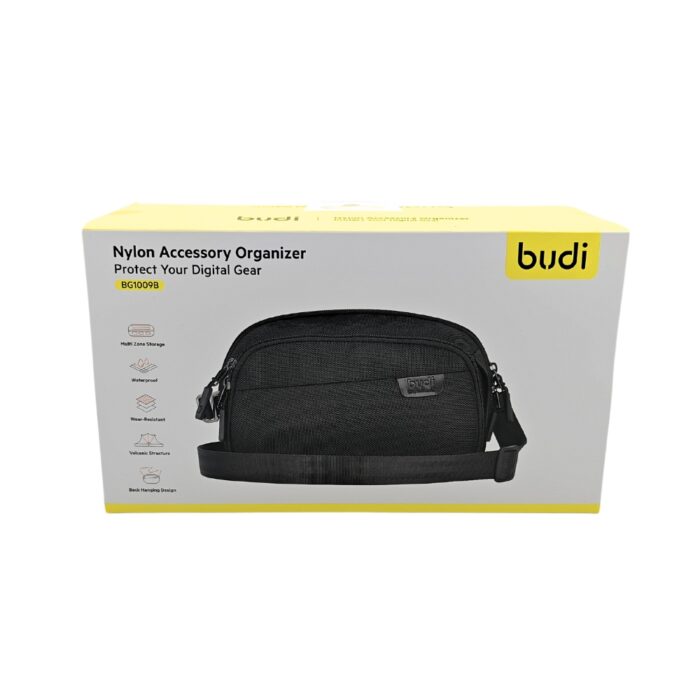 Budi Nylon Accessory Organizer Bag BG1009B - Image 2