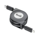 Budi Retractable USB-C to Lightning Cable PD 20W
