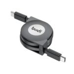 Budi Retractable USB-C to USB-C Cable PD 65W - Image 2