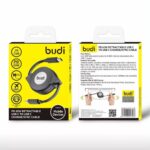 Budi Retractable USB-C to USB-C Cable PD 65W - Image 3