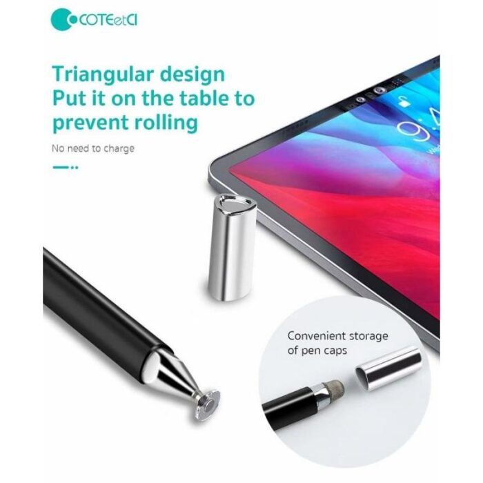 COTEetCI Triangle Double Capactior Pen - White - Image 4