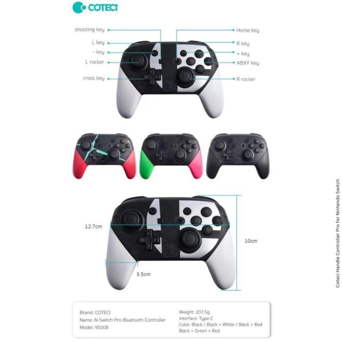 Coteci Handle Controller Pro for Nintendo Switch - Image 4
