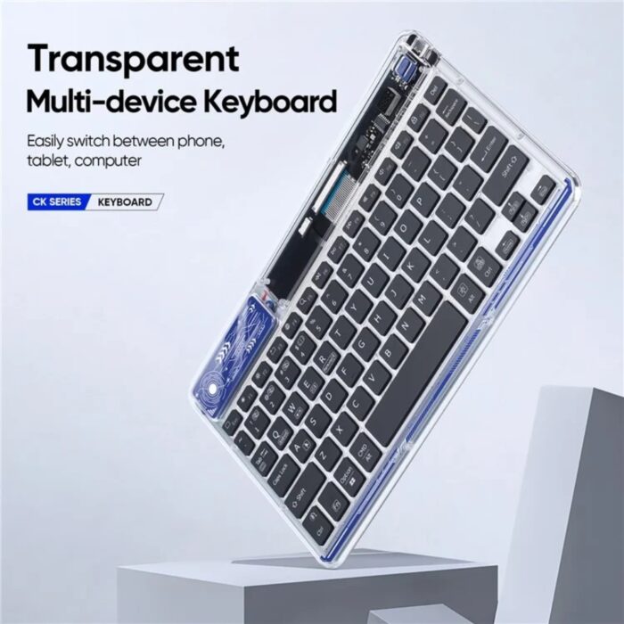 Dux Ducis CK Series Crystal Transparent Wireless Keyboard - Image 2