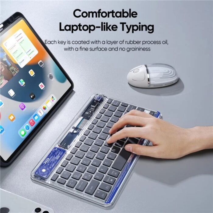 Dux Ducis CK Series Crystal Transparent Wireless Keyboard - Image 4