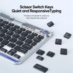 Dux Ducis CK Series Crystal Transparent Wireless Keyboard - Image 5