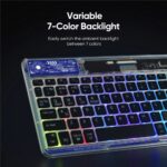 Dux Ducis CK Series Crystal Transparent Wireless Keyboard - Image 8