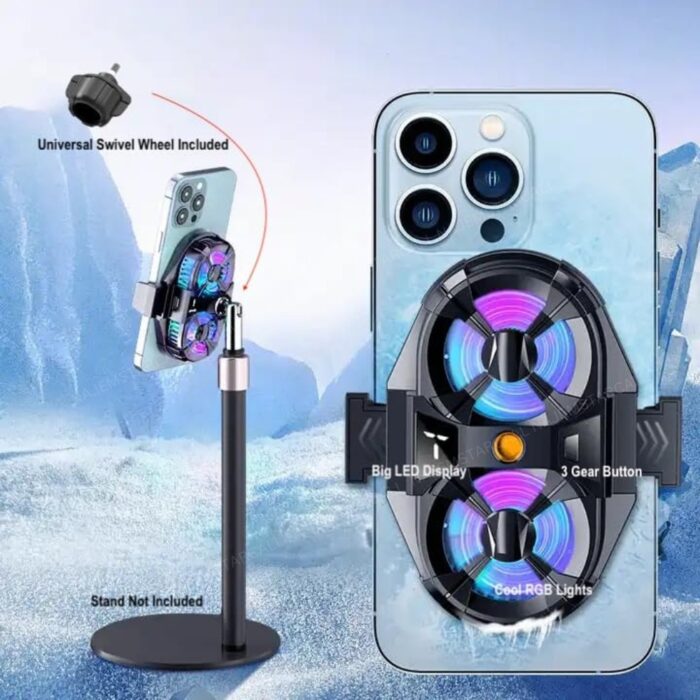 Dual Cooling Pad Fan Radiator SL-07 - Image 4