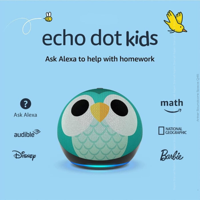 Amazon Echo Dot 5th Gen Kids Owl - Image 2