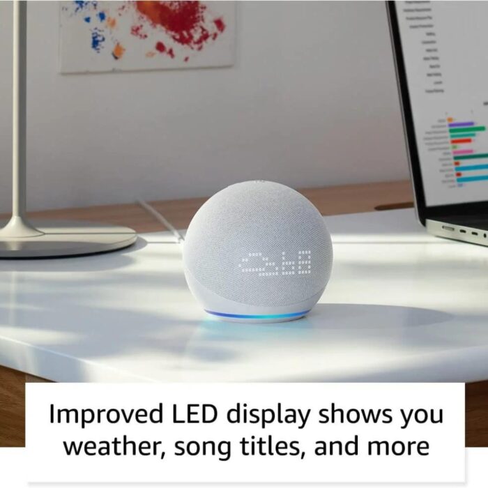 Echo Dot 5th Gen with Clock by Amazon - Image 4