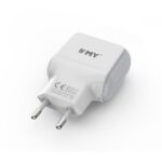 Emy Dual USB Ports Wall Adapter with Lightning Cable - Image 3