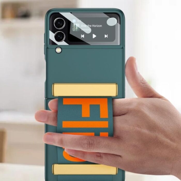 Z Flip 3 Flip Case with Wristband - Image 2