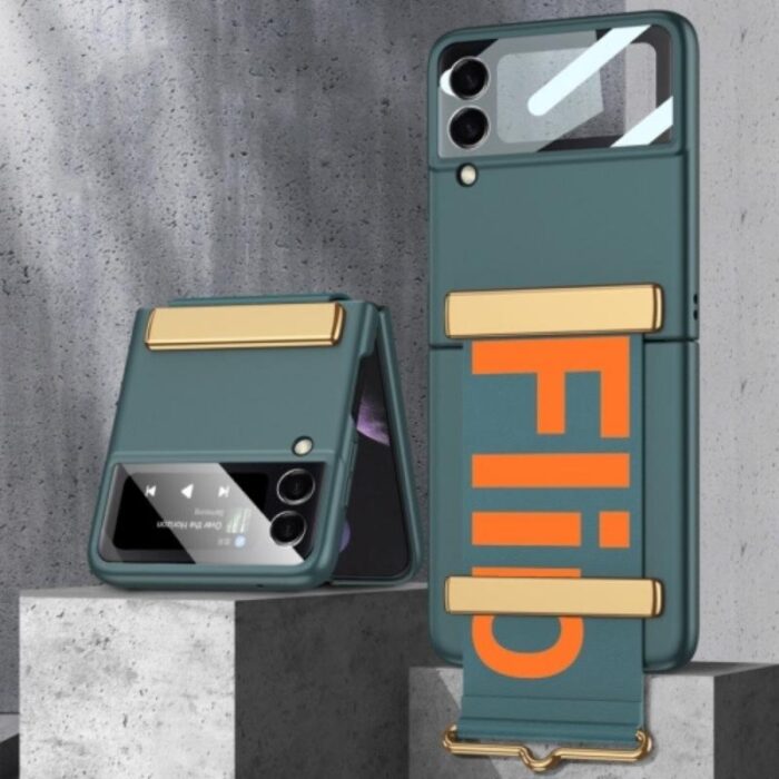 Z Flip 3 Flip Case with Wristband - Image 5