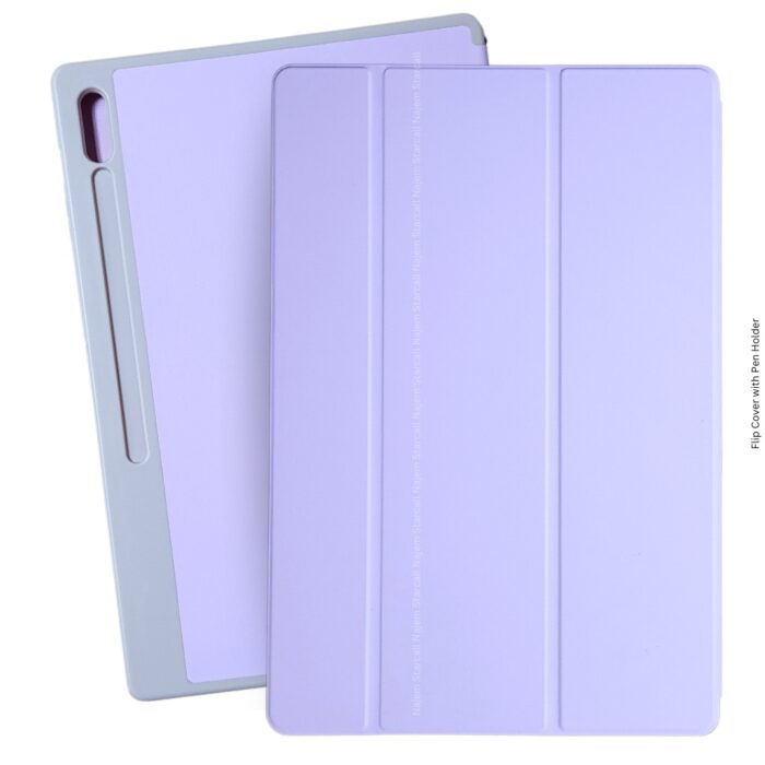 Flip Cover for Samsung Tab S8 Series with Pen Holder - Image 2