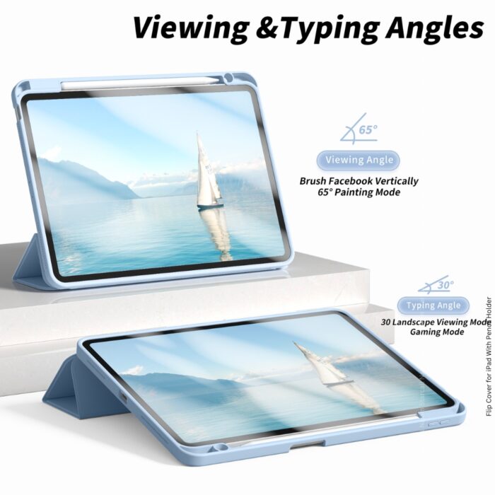 iPad 10 Flip Cover With Pencil Holder - Image 4