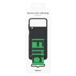 Samsung Galaxy Z Flip 4 Silicone Cover with Strap - Image 7