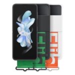 Samsung Galaxy Z Flip 4 Silicone Cover with Strap - Image 6