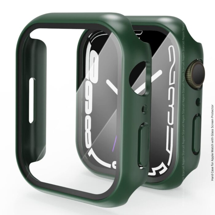 Lito Hard Case for Apple Watch 45mm with Glass Screen Protector - Image 3