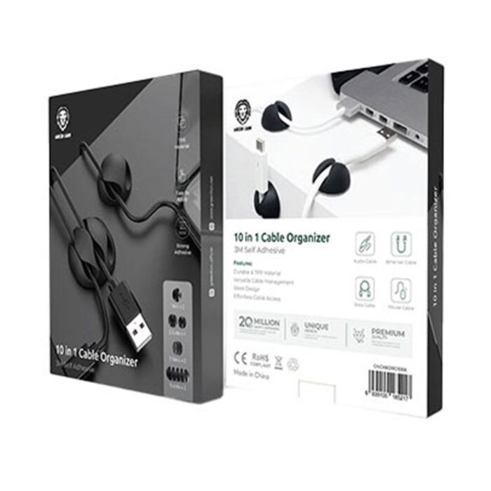 Green Lion 10 in 1 Cable Organizer - Image 3