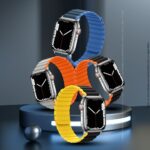 Green Lion 2 in 1 Silicone with Magnets Watch Band for Apple Watch - Image 5
