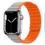 Green Lion 2 in 1 Silicone with Magnets Watch Band for Apple Watch - Image 3