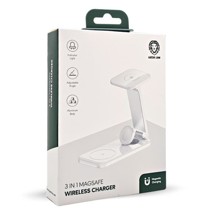Green Lion 3 in 1 MagSafe Wireless Charger - Image 4