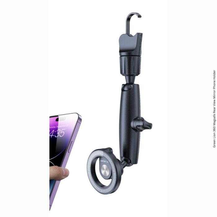 Green Lion 360 Magsafe Rear View Mirror Phone Holder - Image 2