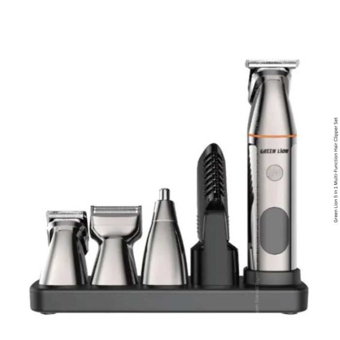Green Lion 5 In 1 Multi-Function Hair Clipper Set - Image 2