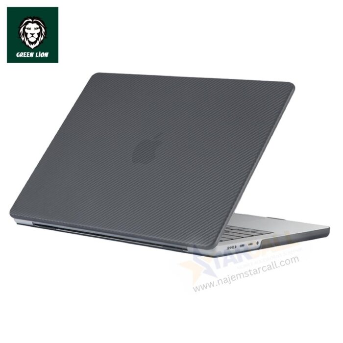 MacBook Air 13-inch 2020 Green Lion Carbon Fiber Grain Ultra Slim Hard Shell Case - Image 2