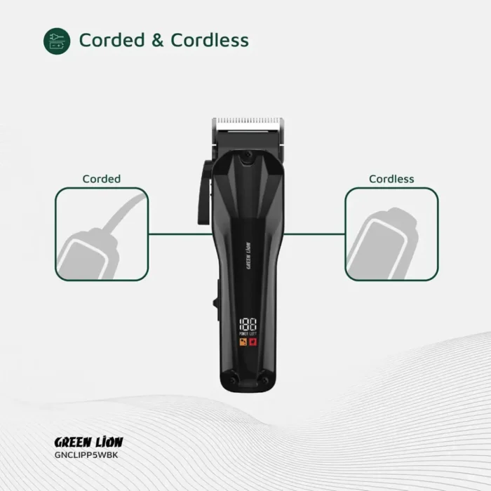Green Lion Clip Pro Professional Hair Clipper - Image 4