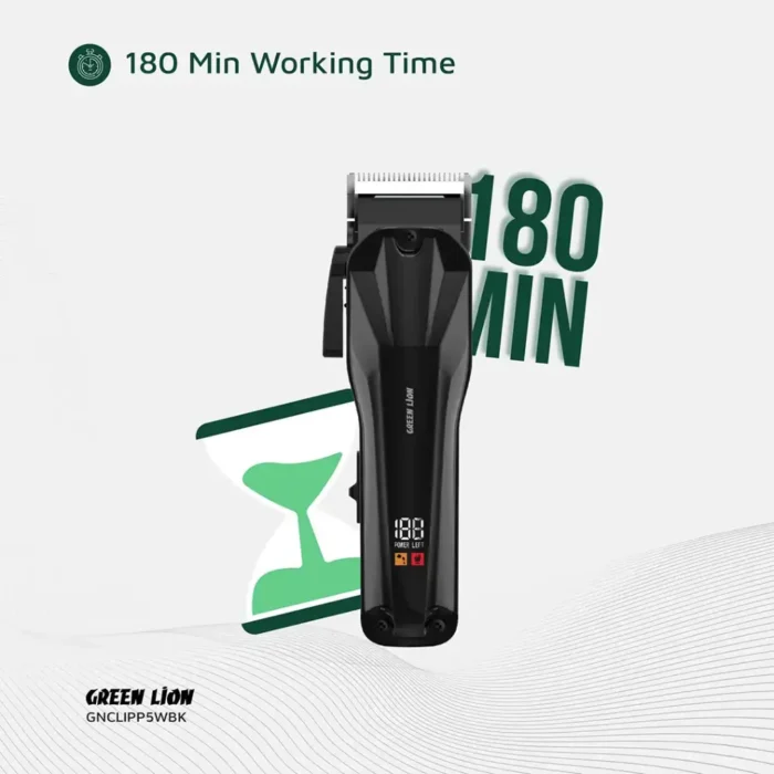 Green Lion Clip Pro Professional Hair Clipper - Image 8