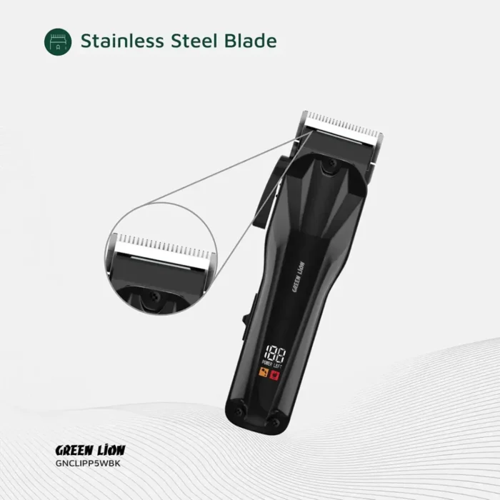 Green Lion Clip Pro Professional Hair Clipper - Image 9