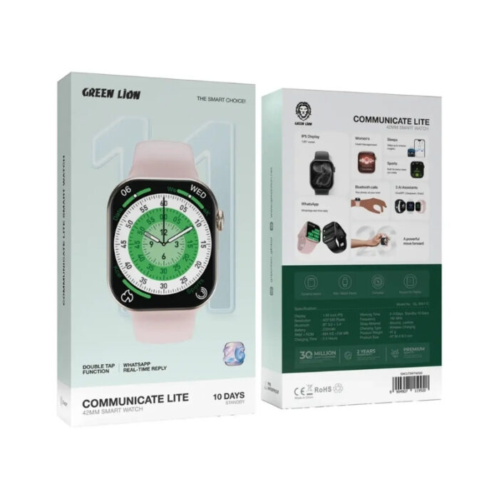 Green Lion Communicate Lite 42mm Smart Watch - Image 6