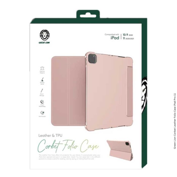 Green Lion Corbet Leather Folio Case iPad Pro 11 - Image 3