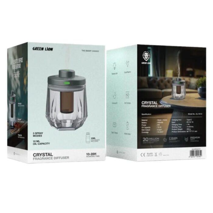 Green Lion Crystal Fragrance Diffuser - Image 2