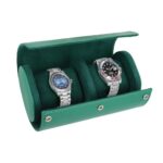 Green Lion Duo Watch Roll Case - Rolex Green - Image 2