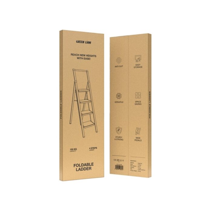 Green Lion Foldable Ladder - Image 2