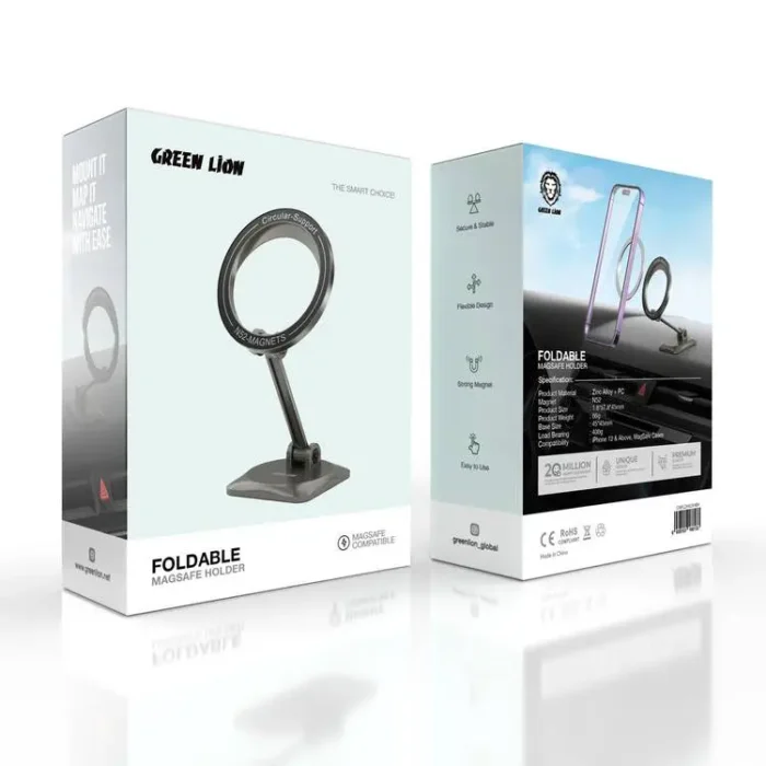 Green Lion Foldable MagSafe Car Holder - Image 3