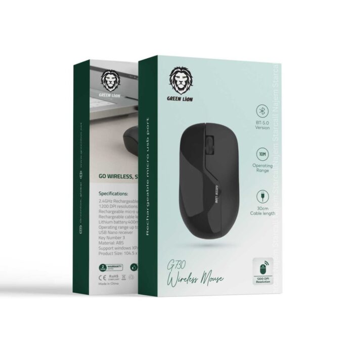 Green Lion G730 Wireless Mouse - Image 4