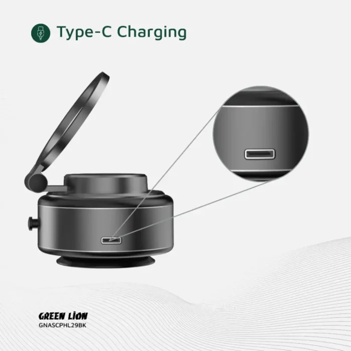 Green Lion GX-29 Auto Suction Phone Holder - Image 5