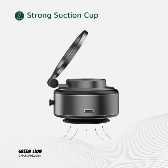 Green Lion GX-29 Auto Suction Phone Holder - Image 6