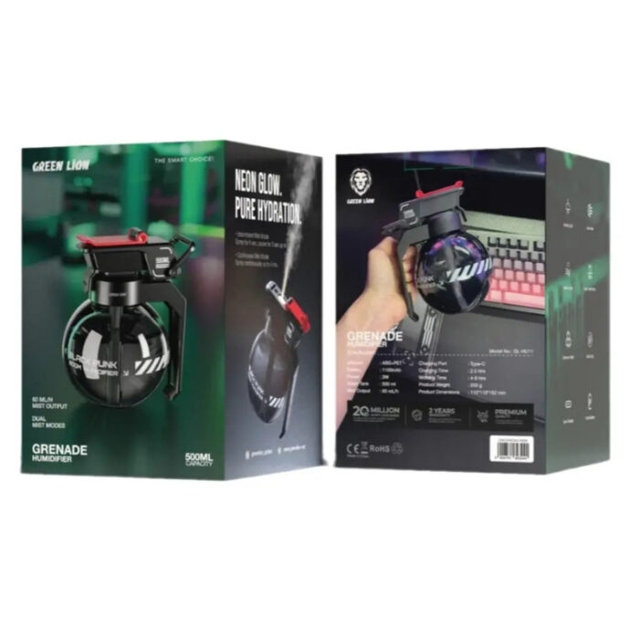 Green Lion Grenade Humidifier 500mL - Image 2