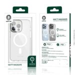 iPhone 13 Pro Green Lion Matte MagSafe Case - Gold