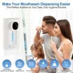 Green Lion Mouthwash Dispenser with Magnetic Cup - Image 3