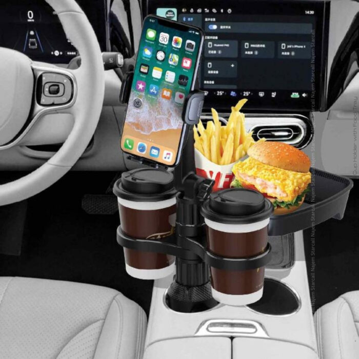 Green Lion Multi-Functional Cup Holder with Food Tray - Image 2