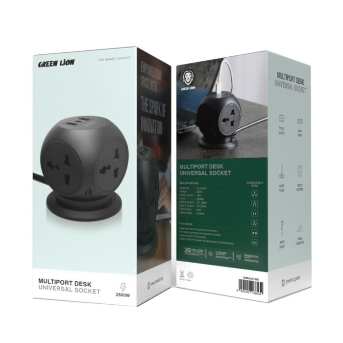 Green Lion MultiPort Desk Universal Socket - Image 2
