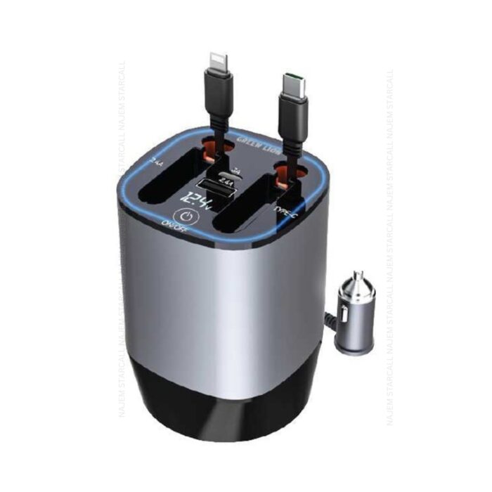 Green Lion Multifunctional Car Charger 38W - Image 2